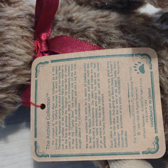 Great Boyd Bear collection Teddy from 1990's - Picture 6 of 8